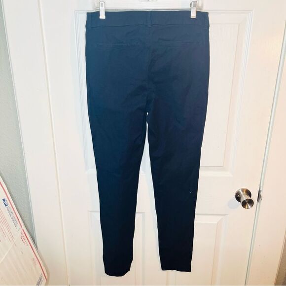 Old Navy The Pixie Mid-Rise Ankle Pants Skinny Navy 10 Tall - Picture 6 of 9